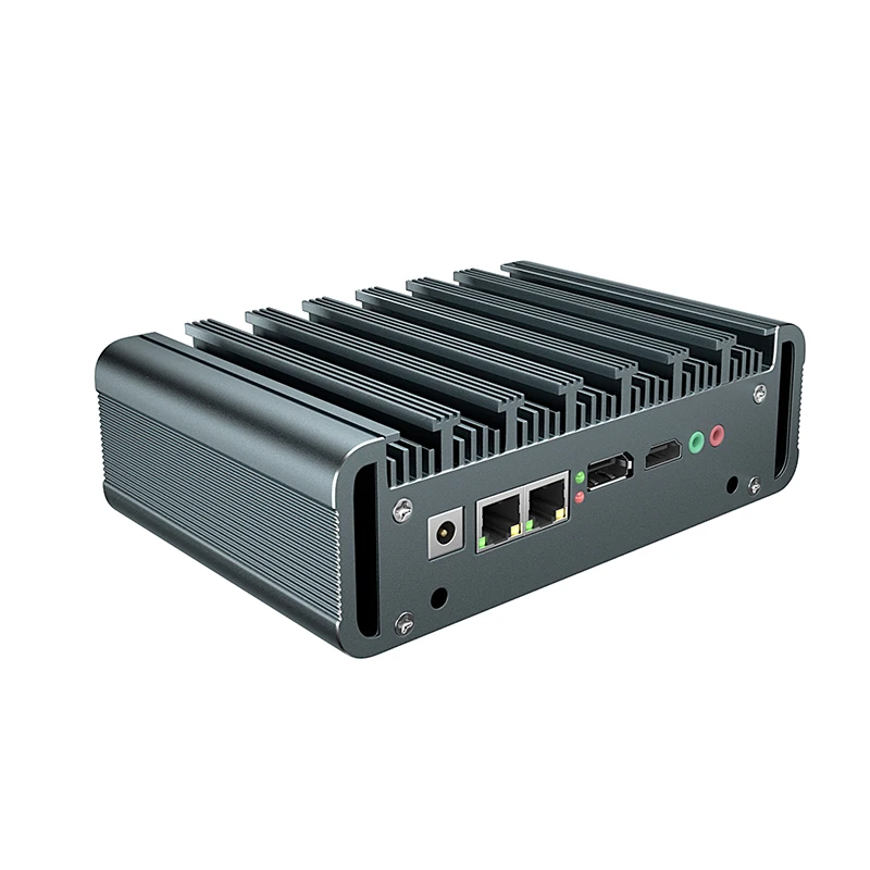 IKuaiOS Computer industriale senza ventola 8th Gen Core 2 LAN Gigabit Ethernet Automation IoT Machine Vision DAQ G685 1356-12