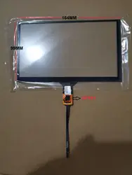 New 7 inch capacitance touch screen 6 pins 164*99 MM IC:GT911 for car dvd GPS touch panel