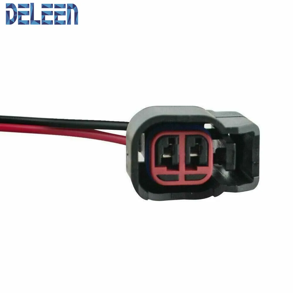 Deleen 8x High impedance  Fuel Injector Connectors EV6 EV14 USCAR Pigtail Harness Socket Plug Wires Car Accessories