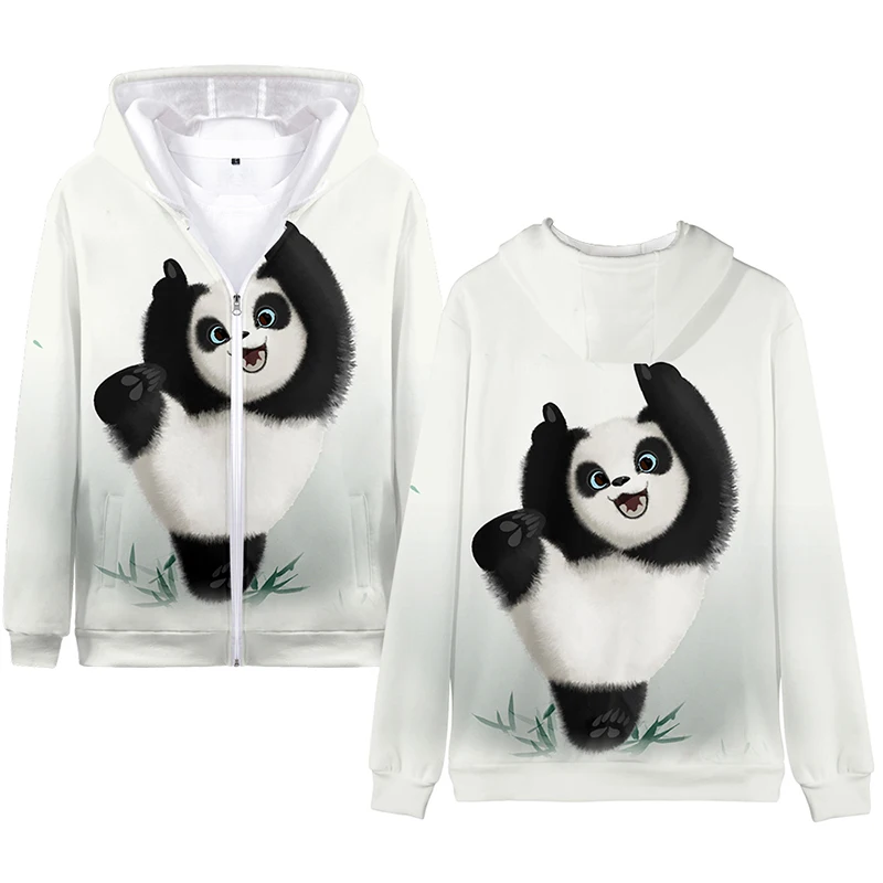 

Latest 3d Hoody Fashion Print Panda Cute Cartoon Costume Men Women Zipper Hoodies Jackets Tops Long Sleeve 3D Hooded Sweatshirts