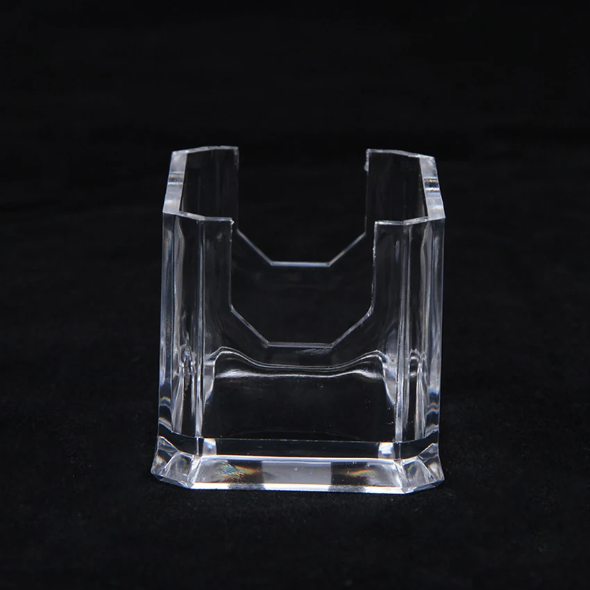 1 Pcs Clear Desk Shelf Box Storage Display Stand Large Capacity Acrylic Plastic Transparent Desktop Business Card Holder