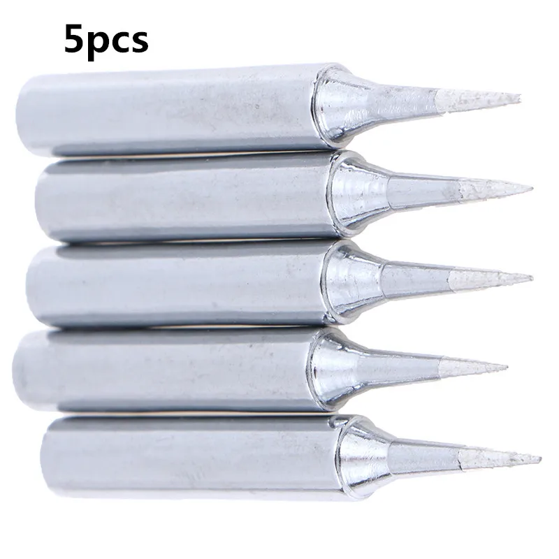 5 Pieces DIY 900m-T-I Welding Tool Lead-Free Solder Iron Head Tips Replacement Soldering Bit Welding Tool For Rework