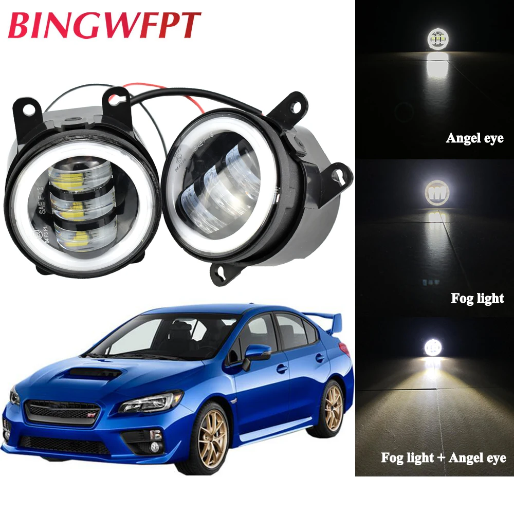 LED Fog Light 30W 4000LM Car Front Fog Lamp DRL For Subaru WRX STI Forester BRZ XV Outback Impreza Legacy Justy Levorg