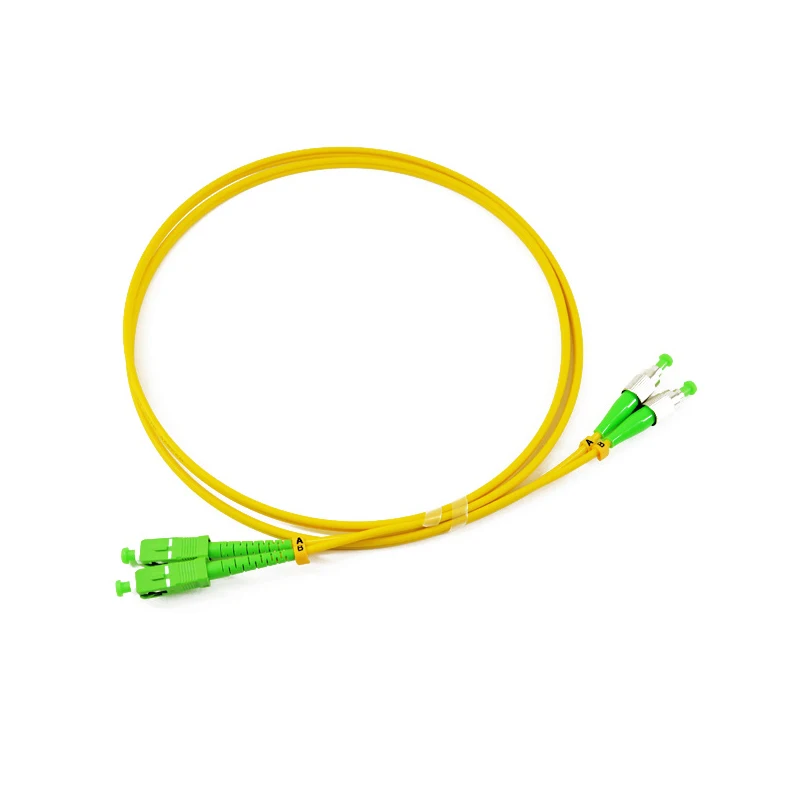 

high quality SC-FC Single Mode Duplex Fiber Optic Patch Cord FTTH FC Duplex fiber optic patch cable Fiber Free Shipping