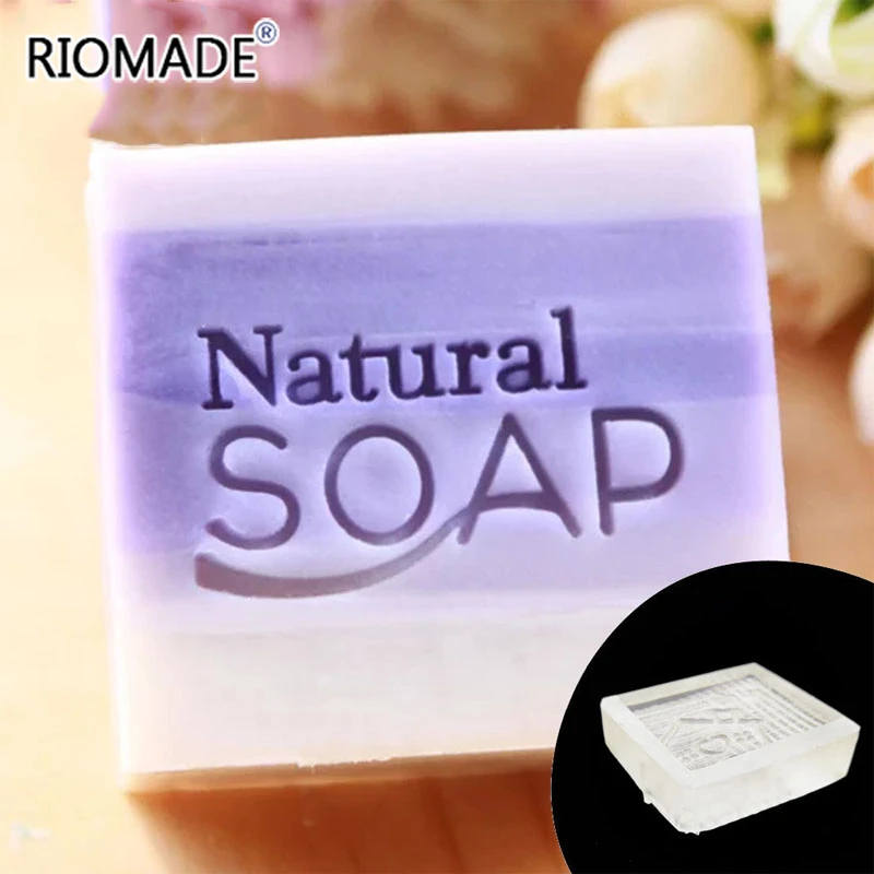 Natural Handmade Soap Stamp Clear Diy Natural Plexiglass Soap Chapters with Handle Acrylic Soap Making Chapters Customize Good