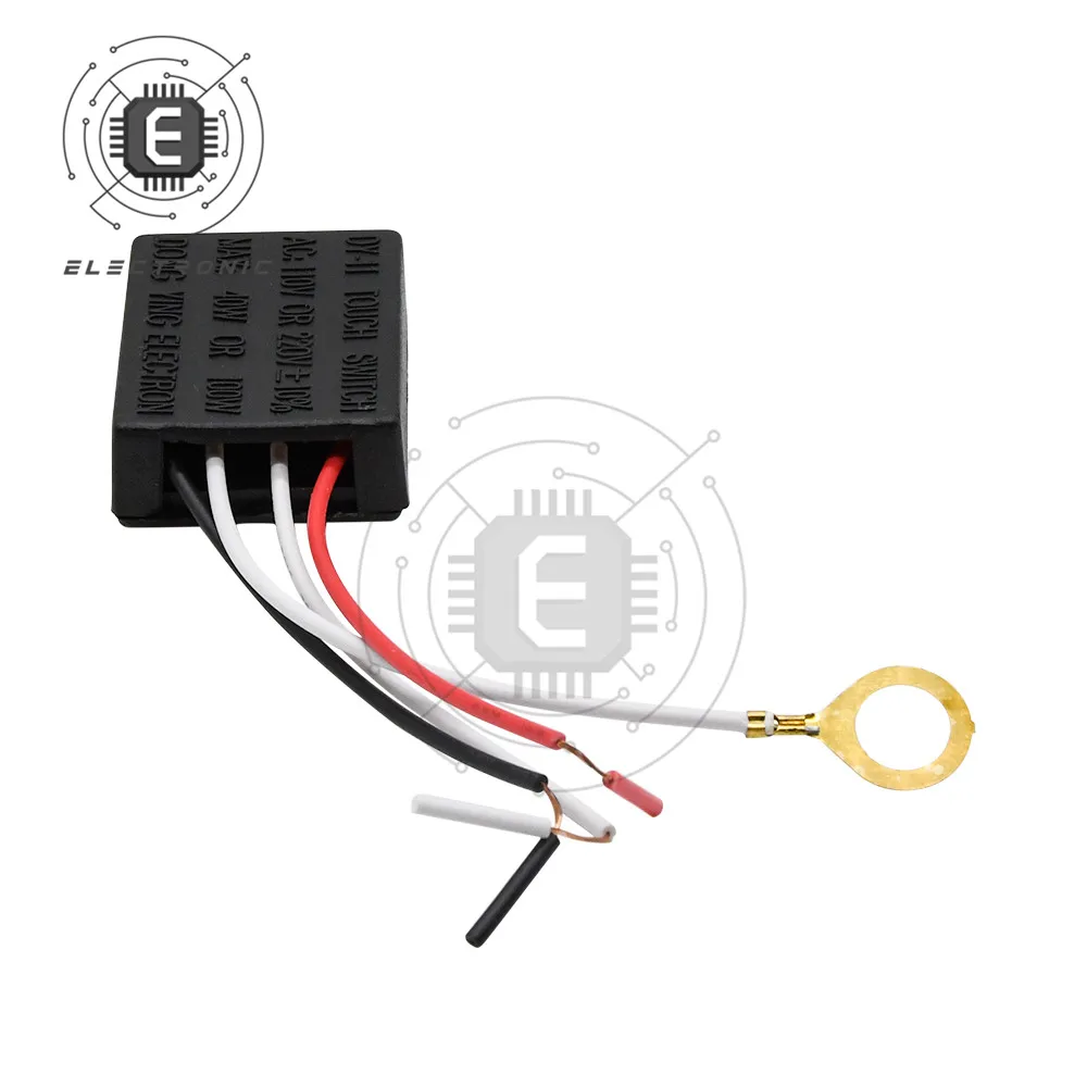 1 Way/3 Way Touch Control Sensor สวิตช์หลอดไฟส่วนประกอบบน/ปิด AC 220V เหมาะสำหรับธรรมดาและประหยัดพลังงานหลอดไฟ