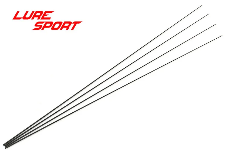 LureSport 4pcs 50cm Solid Carbon Rod Tip Blank No Paint Rod Building Components Fishing Pole Repair DIY Accessories
