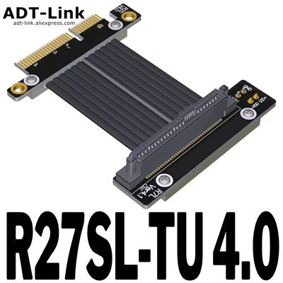 Riser PCIe 4.0 X4 To U.2 Extender Adapter For U.2 NVMe SSD PCI Express 4.0 X4 To U.2 (SFF-8639) Extended