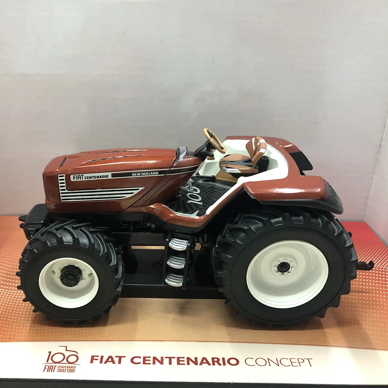 

Agricultural Machinery Static Model 1:32 Scale Fiat Centennial Edition Tractor Alloy Simulation Die-cast Engineering Transporter