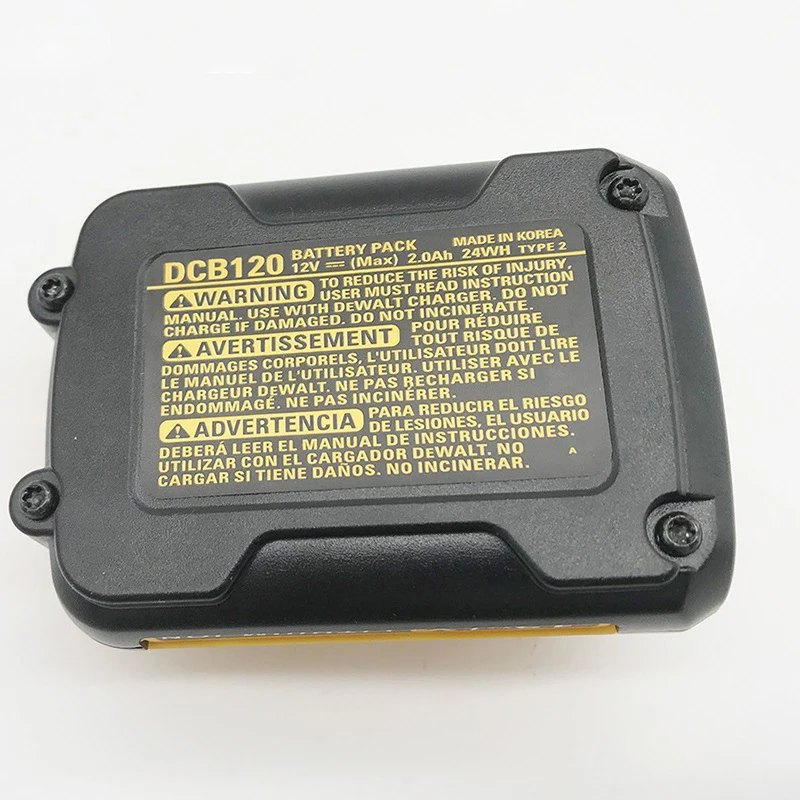 Akumulator litowo-jonowy 12V 3.0Ah akumulator wymiana baterii do Dewalt DCB120 DCB124 DCB122 DCB125 DCB123 elektronarzędzia