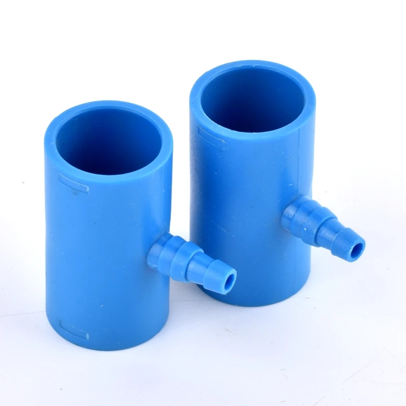 

20mm - 4~6mm PVC Connectors Aquarium Fish Tank Air Pump Hose Joints Aquaculture Aeration Pipeline Oxygenation Gas Shunt Adapter