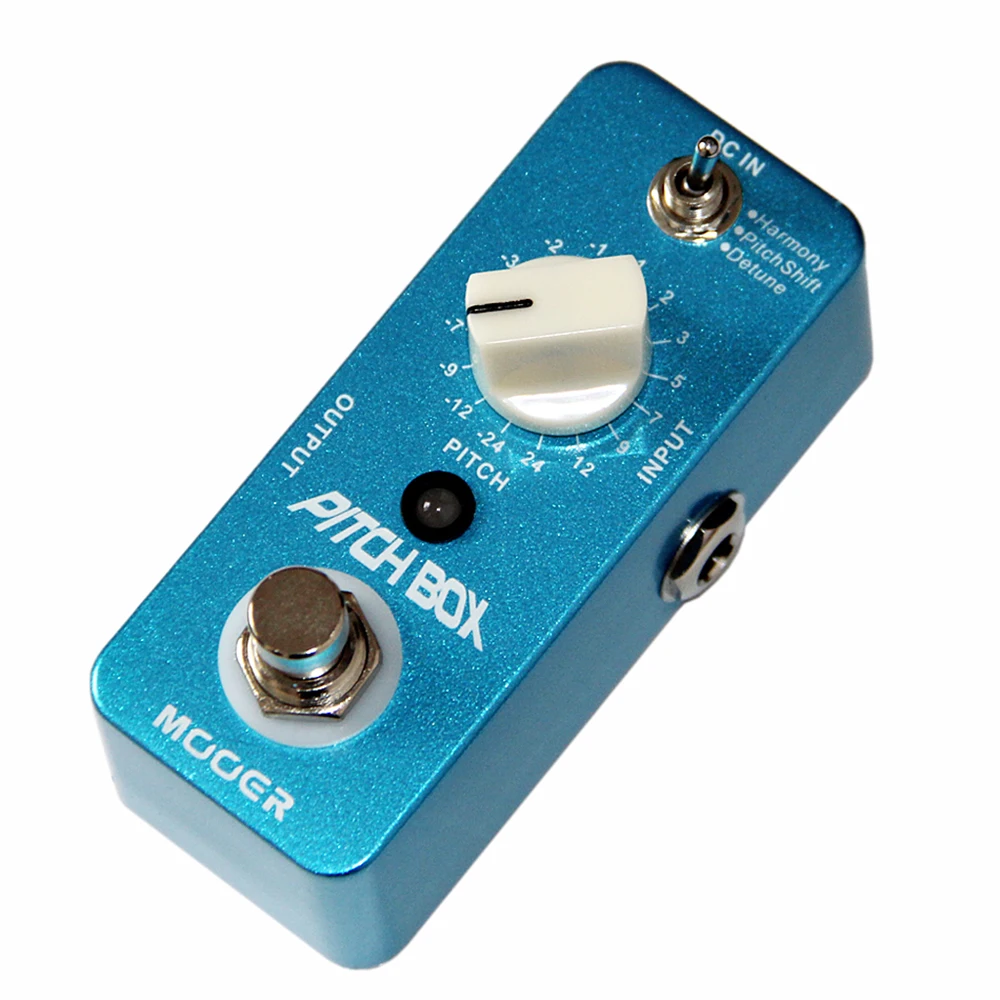 Mooer-3 Effects Processador Efeito Guitarra Elétrica, Harmonia Pitch, Pedal Pitch Box, Shift Detune