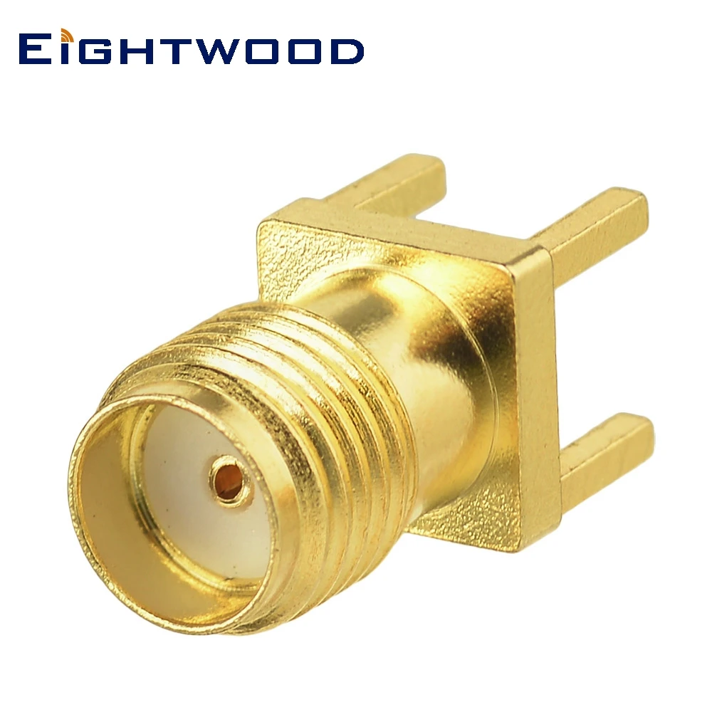 Eightwood SMA Jack Female Socket RF Coaxial Connector Adapter Post Terminal Four Stud for Antenna Aerial Telecom Base station