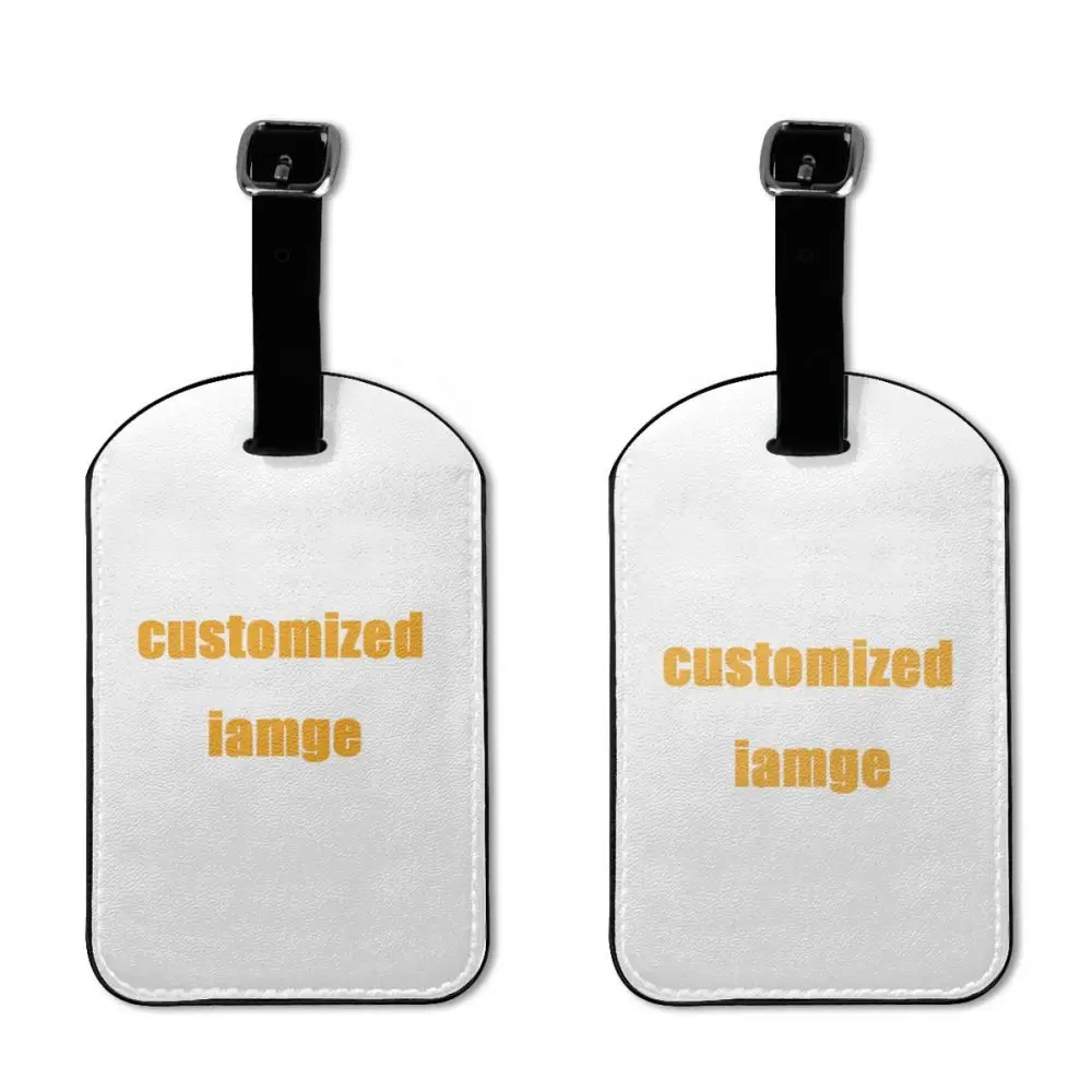 

WHEREISART Custom Travel Accessories Luggage Tag Suitcase ID Addres Holder Baggage Boarding Tag Portable Label 2PCs