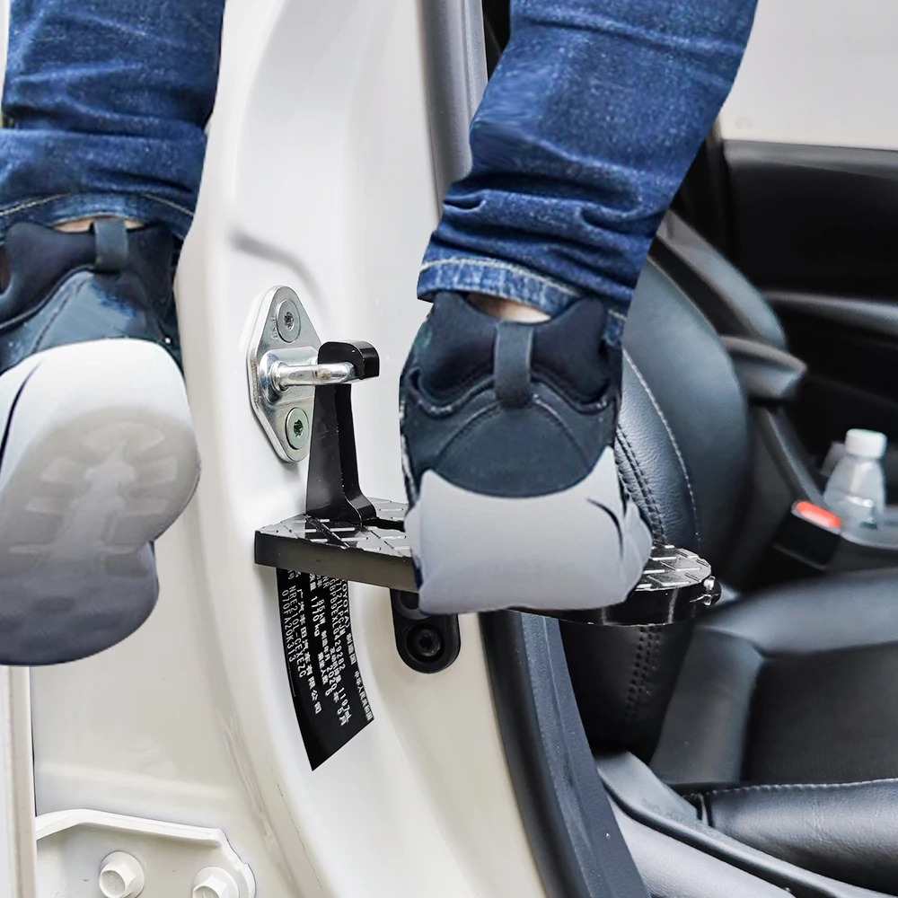 Đa Năng Có Thể Gấp Lại Phụ Trợ Thang Bàn Đạp Mái Đạp Xe Kệ Xe Gấp Bước Chân Chốt Dễ Dàng Truy Cập Phụ Kiện Xe Hơi