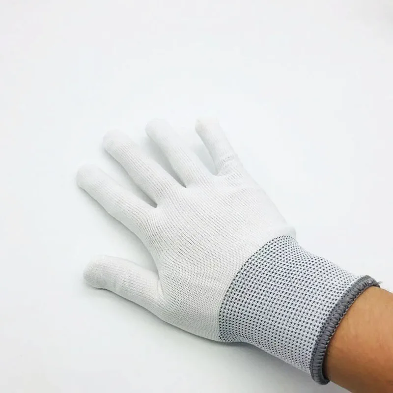 10 pares de guantes de vinilo antiestáticos para coche, película de ventana, tinte, pegatinas de fibra de carbono, envoltura, herramientas de instalación