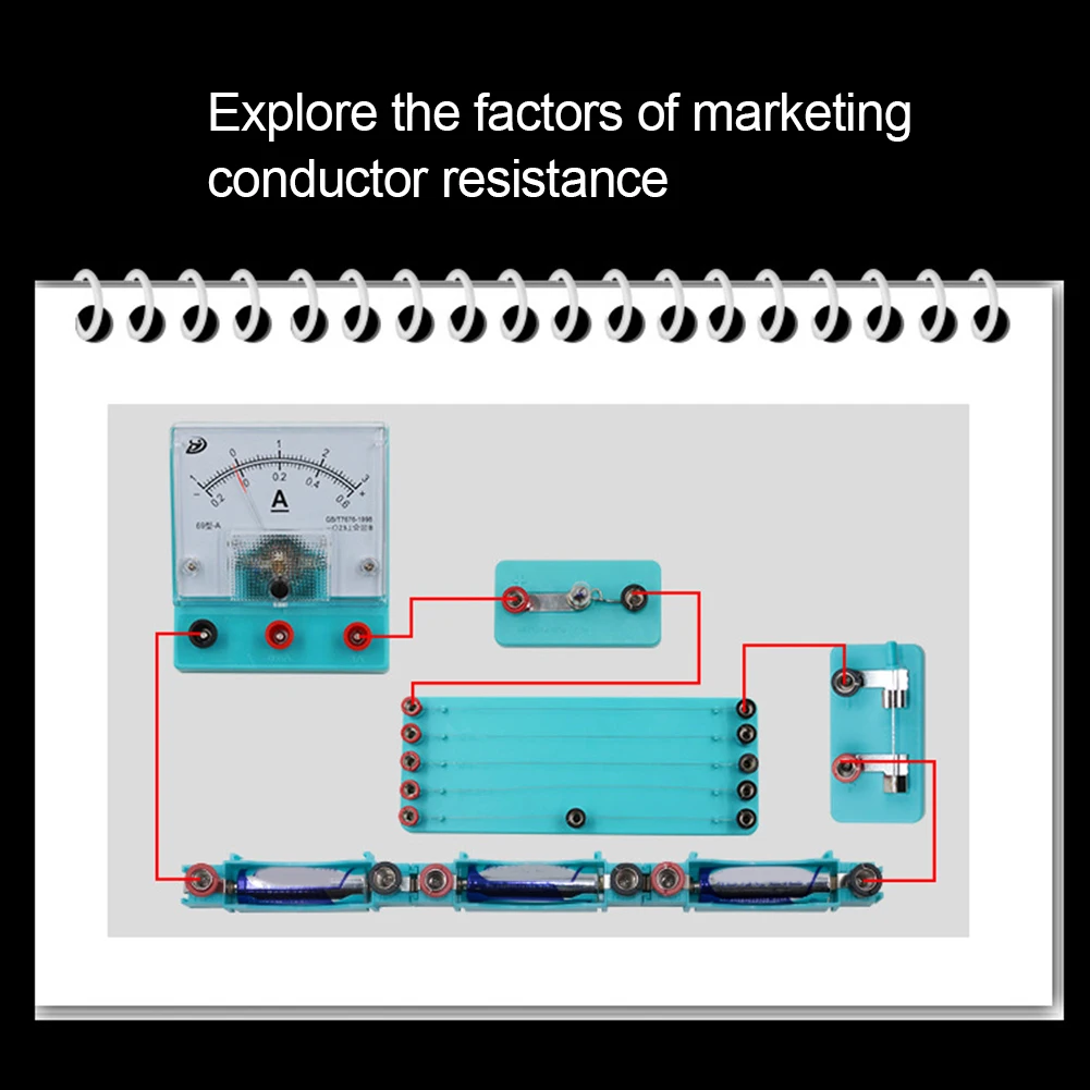 Science Experiment Physics Electricity Magnetism Physics xperiments Basic Circuit Experiment Kid Student Learning Tool физика