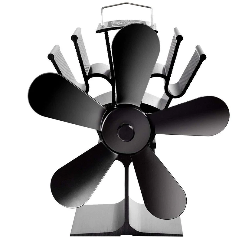 

YL602 Household No Electric Fan Heat Power Fireplace Fan High Temperature Heat Energy Fan Alumina Body