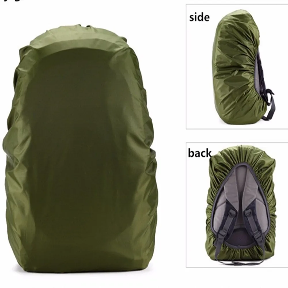 Outdoor Hiking Camping Backpack Raincover Waterproof Backpack Cover 35L 45L Army Green Camo Nylon Sport Bag Portable Cover