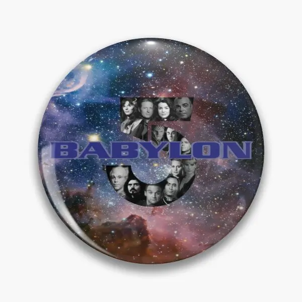 Babylon 5  Soft Button Pin Gift Creative Lover Collar Cartoon Clothes Funny Hat Decor Fashion Jewelry Metal Lapel Pin Brooch