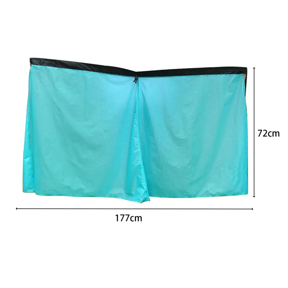Packable Rain spódnica Nylon wodoodporny płaszcz przeciwdeszczowy płaszcz przeciwdeszczowy UnisexRain Liner spódnica długi deszcz Kilt piesze wycieczki odzież przeciwdeszczowa artykuły kempingowe — zdjęcie 7