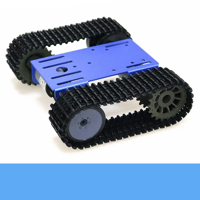 DIY TP101 Tracked Tank Chassis Smart Crawler Robot Platform Metal Panel 33GB-520 12V DC Geared Motor For Arduino Toy Unassembled