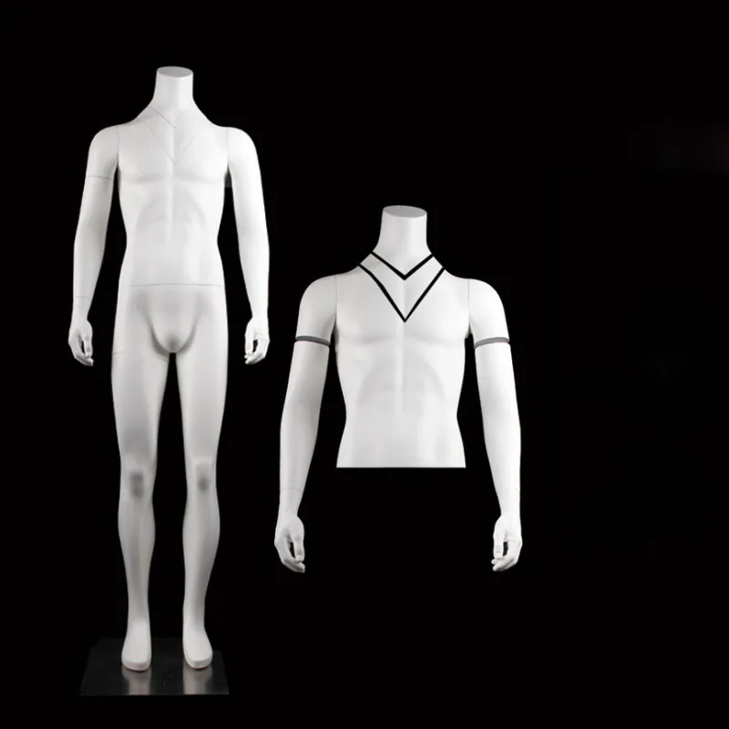 3D Hollow Mannequin Men's and Women's Full Body Model Display E-commerce Photography Dummy