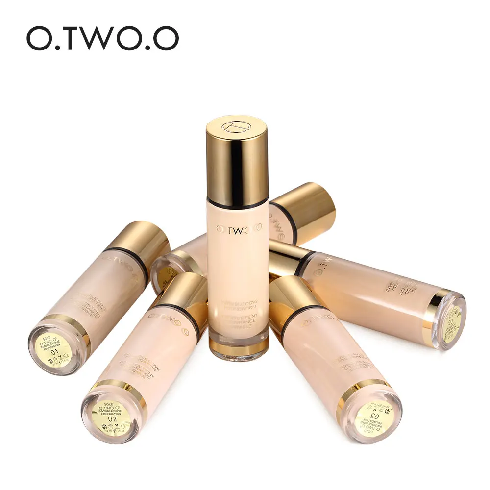 O.TWO.O Wholesale Liquid Foundation for Face Base Makeup Waterproof Face Corrector Moisturizer Face Concealer Cosmetics 8 Colors