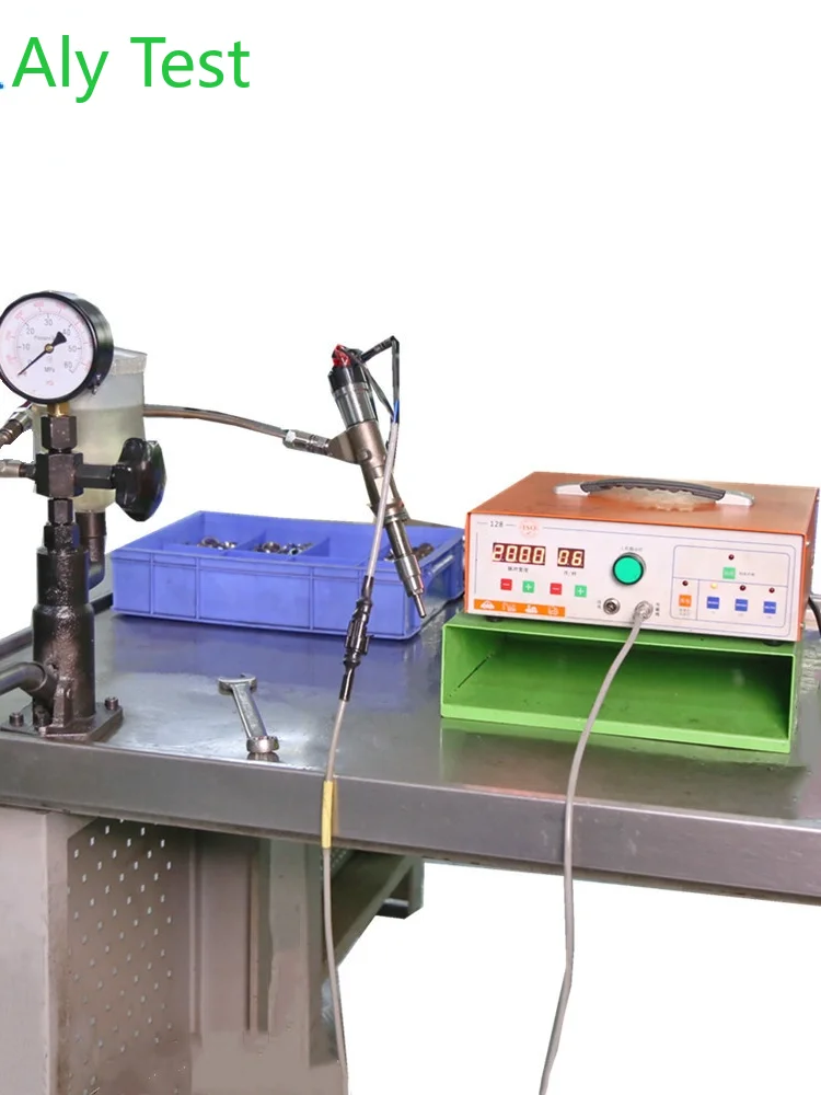 S60H AM-128 Common Rail Diesel Fuel Injector Nozzle Testing Simulator Tester AHE Stroke Trave Test Piezo