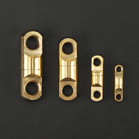 3pcs Brass Keychain DIY EDC Key Rotate 360 Degrees Buckle Accessories Key Ring  Outdoor Tool