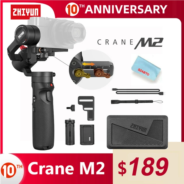 ZHIYUN Crane M2 Gimbals for Smartphones Mirrorless Action Compact  CamerasNewArrival 500g3-AxisHandheld Gimbal Stabilizer InStock - AliExpress