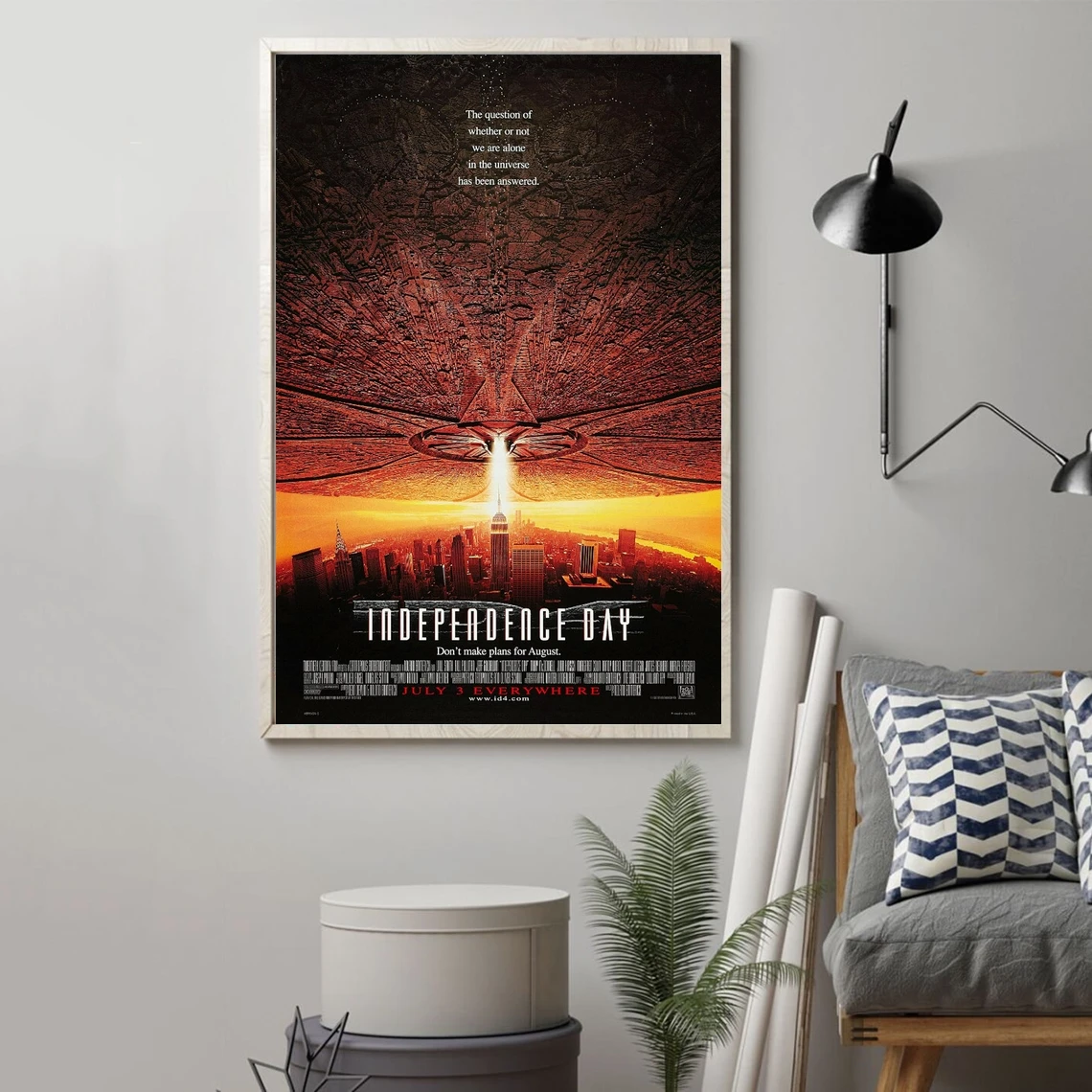 

Independence Day Movie Poster Canvas Print Wall Painting Home Decoration (No Frame)
