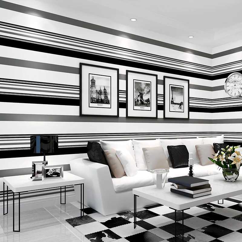 papel de parede 3d Wallpaper for walls 3d Striped Glitter Wall Paper Roll For Wallpapers for Living room Bedroom Sofa Background