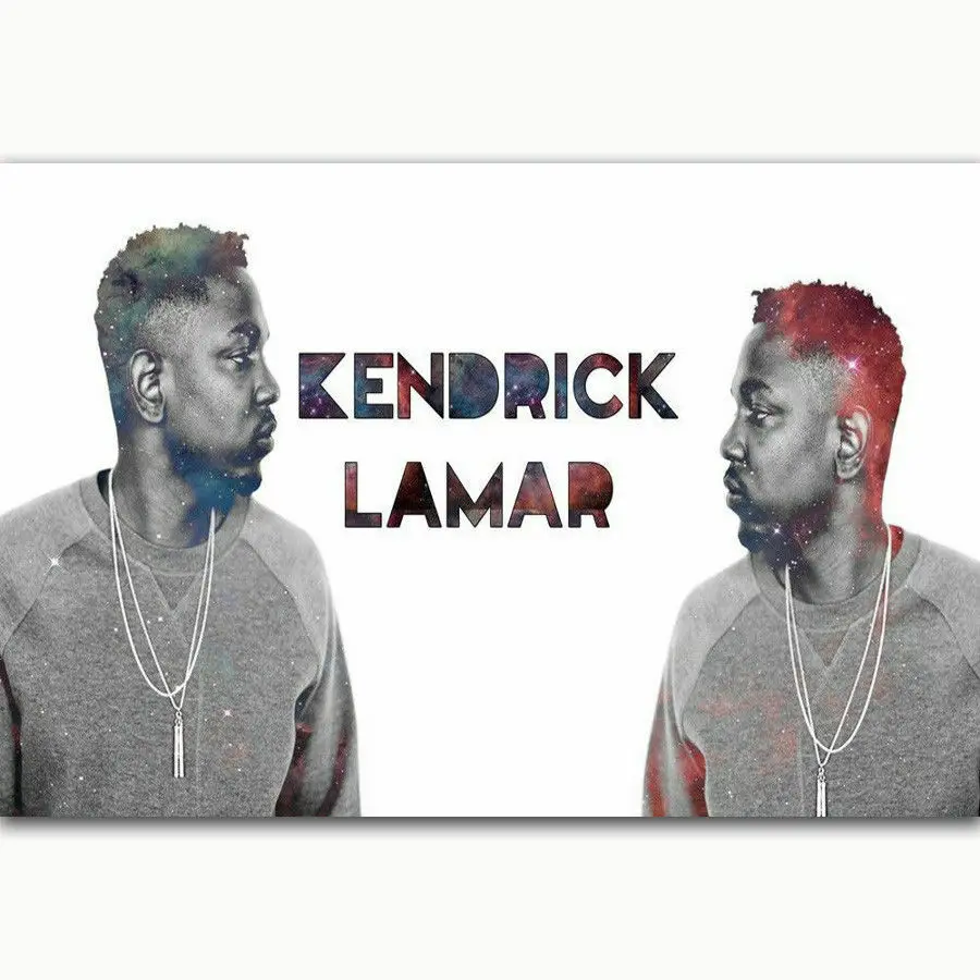 D0273 Kendrick Lamar Rap Hip Hop Star Silk Fabric Poster Art Decor Indoor Painting Gift