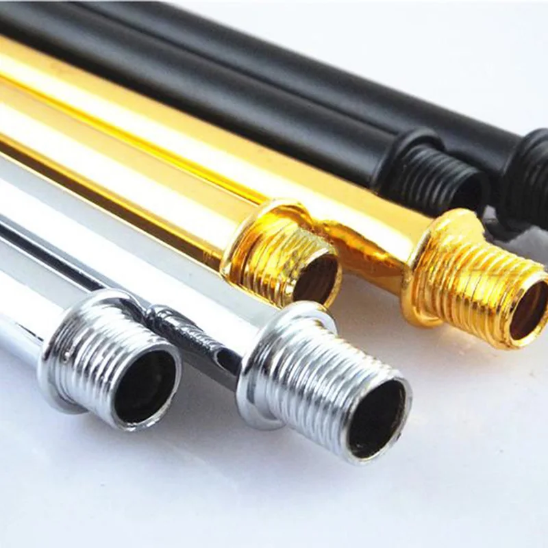 

4 шт. 10-30 см хром, золотой, белый, черный цвет, M10 зубьев, двойная головка, полая прямая трубка, держатель настольной лампы, шатун