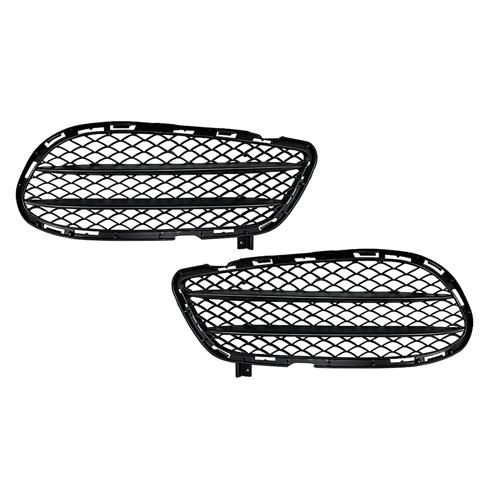 2X ABS Car Front Bumper Fog Lamp Grille For Mercedes Benz CLS-Class C218 CLS260 CLS300 2015 2016 2017 For  Sport Version Only