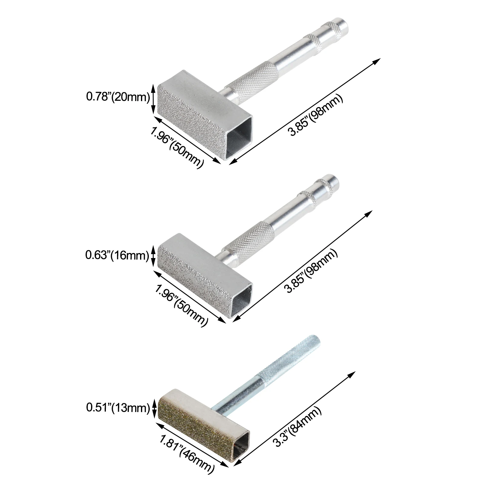 1pc diamante rebolo cômoda espessamento camada de moagem de metal moedor de pedra de moagem ferramenta de vestir