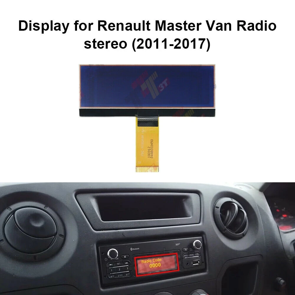 Dashboard LCD Display for Mercedes Citan Renault Kangoo II Duster Captur Logan Pulse Symbol 3rd-gen Car Stereo