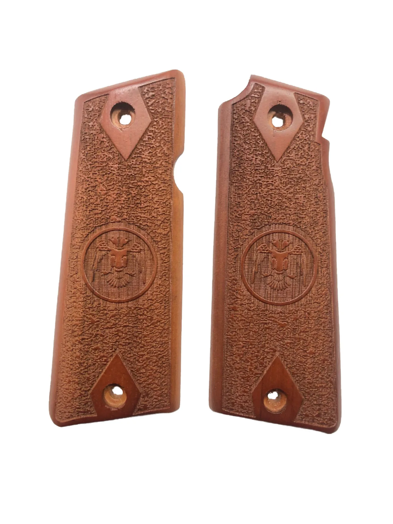 

Star Model B Super 9mm. Compatible Parents Eagle Model Special Series Laser Cutting Wooden Grip Mod1