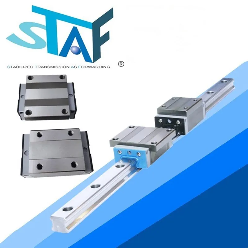 Imagem -04 - Transporte Linear do Bloco do Slider do Guia Bgxx25bn Staf Apto para o Trilho do Router do Cnc Pcs