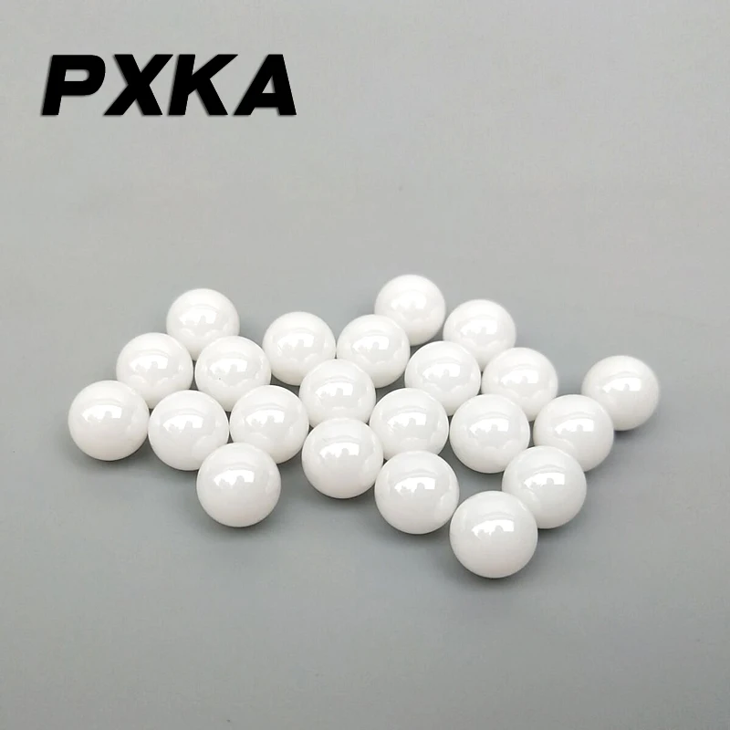 כדור קרמי זירקוניה לבן 5.953mm 6mm 6.747mm 8mm