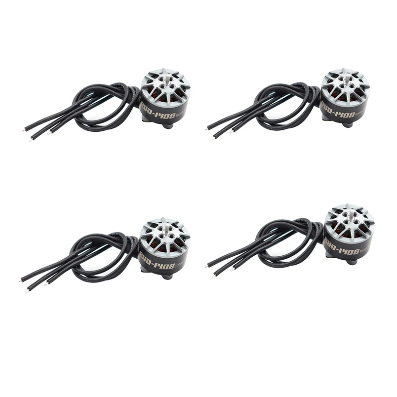 

4PCS/lot 1408 3000KV 3inch Brushless Motor with 2mm Shaft Diameter for CineWhoop RC FPV Racing Drone Spare Parts RC Qaudcopter