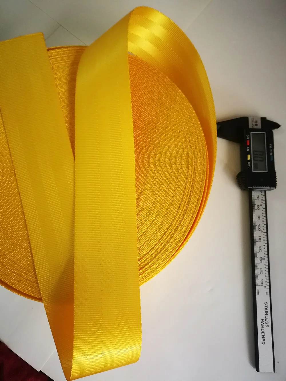 Gelb (3) 3M-30M Auto-Sicherheitsgurtband, modifizierter Sicherheitsgurt, Autozubehör – Detail 2