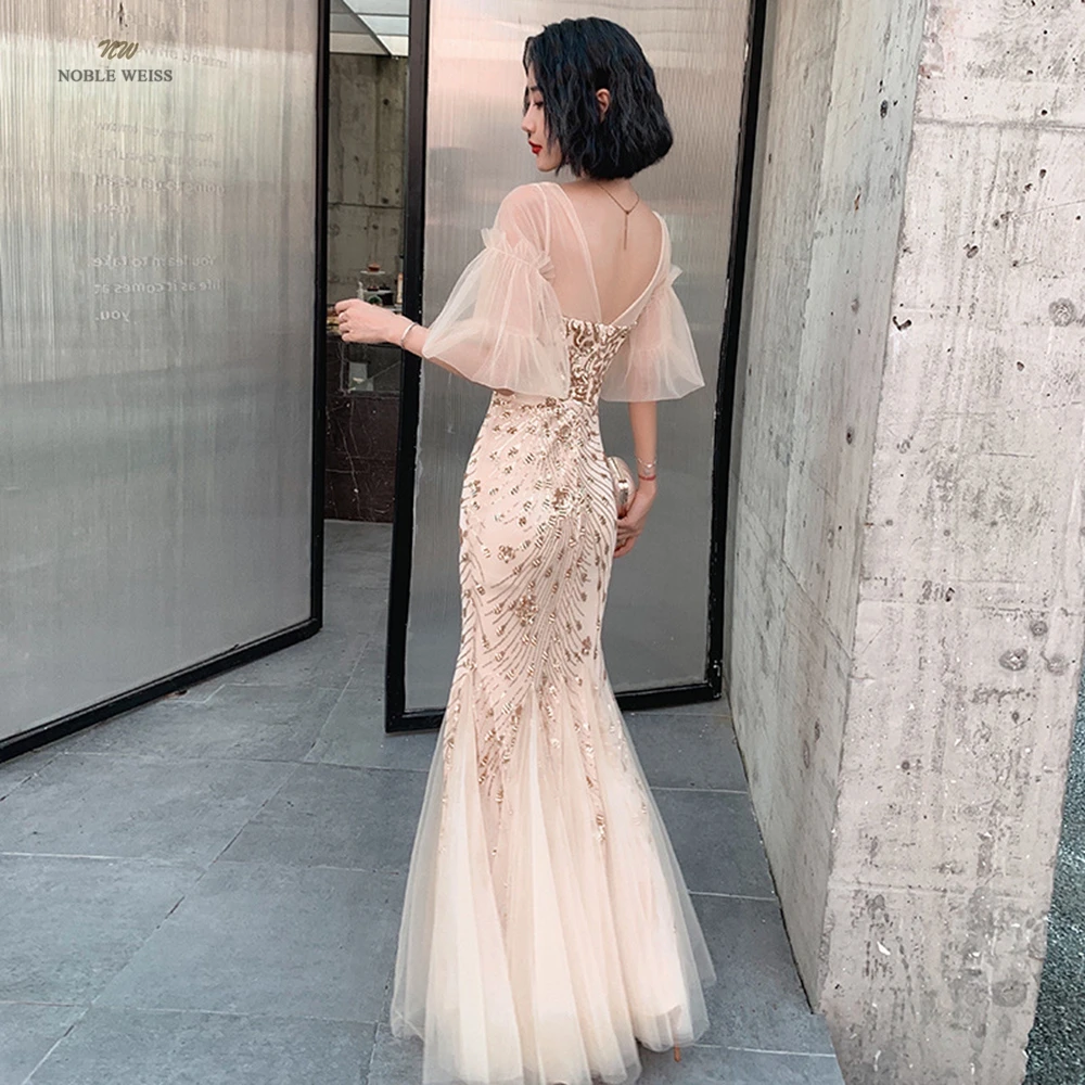 Dresses Woman Party Night  Floor-Length  Evening Dresses Mermaid  Sequined  Prom Dresses Customized