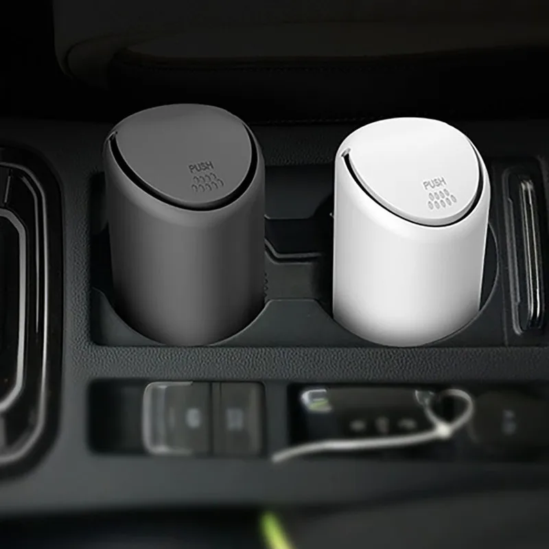 

Car Garbage Can Car Trash Can Silicone Garbage Dust Case Holder Rubbish Bin Auto Organizer Storage Box