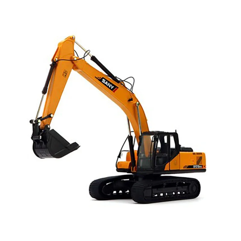 Diecast 1:35 Scale SANY Excavator 215C-9 Machine Alloy Engineering Machinery Car Model Collection Souvenir Ornaments