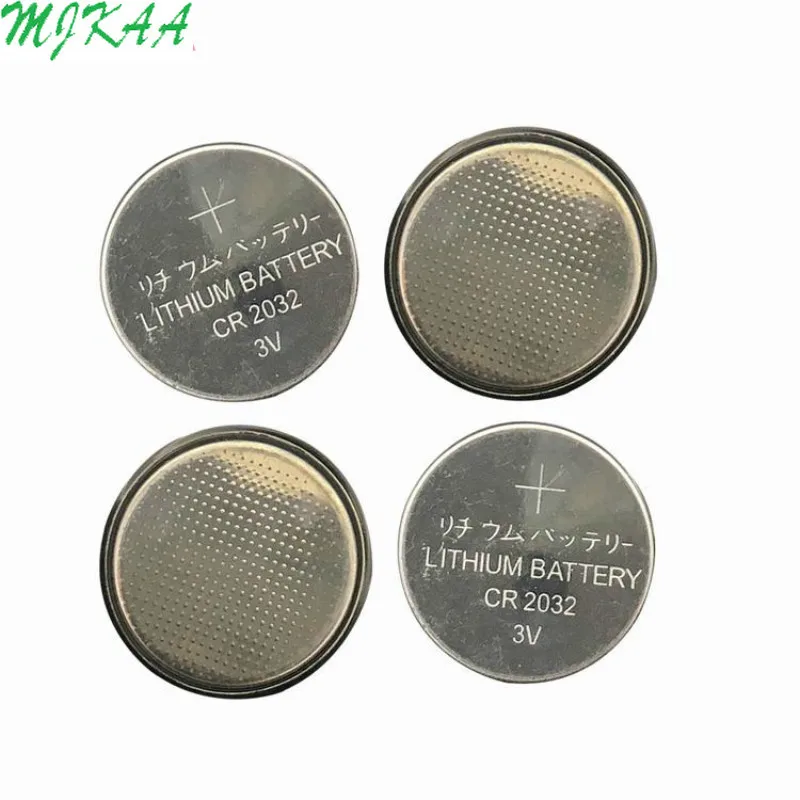 100PCS CR2032 batterie a bottone BR2032 DL2032 ECR2032 batteria al litio a moneta cellulare 3V Pile CR 2032 per orologio giocattolo elettronico a