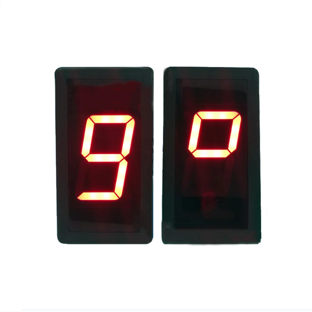 Taidacent RS485 Serial Digital LED Meter Digital LED Tampilan Nomor Modul Komunikasi PLC MODBUS-RTU 1 Digit LED Display