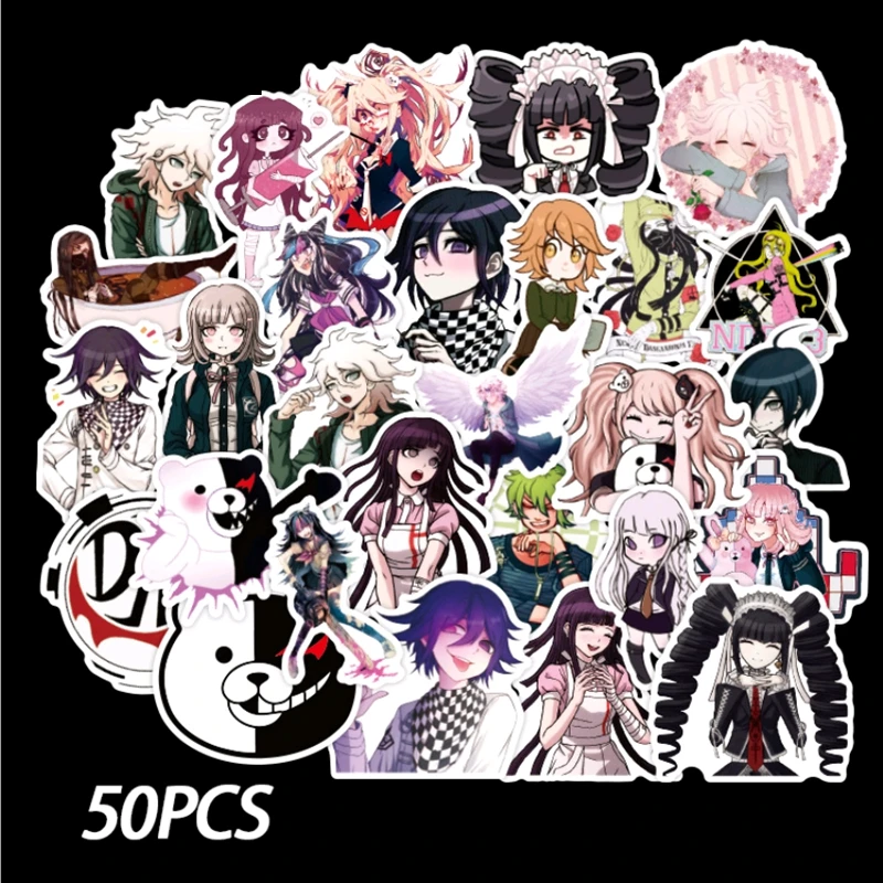 Anime Dangan Rondo Assassination Classroom Bunny Girl Stickers For Laptops Suitcases Skateboards 50 PVC Stickers