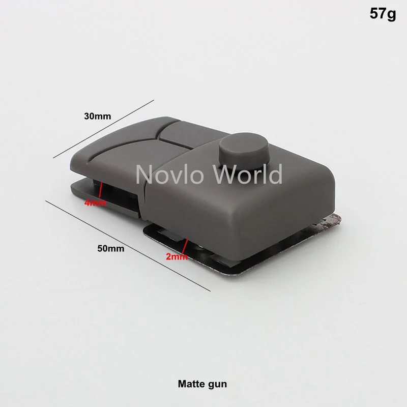 Nolvo World 2-10 pieces 27*17/40*28/37*29/26*21/50*30mm Matte gun purse bag lock High Quality Bag parts Lock